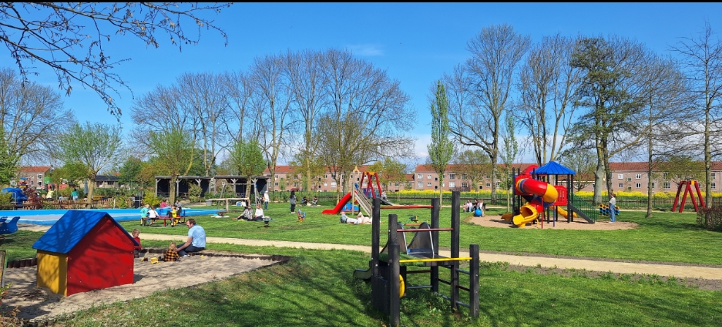 Kinderen in Speeltuin